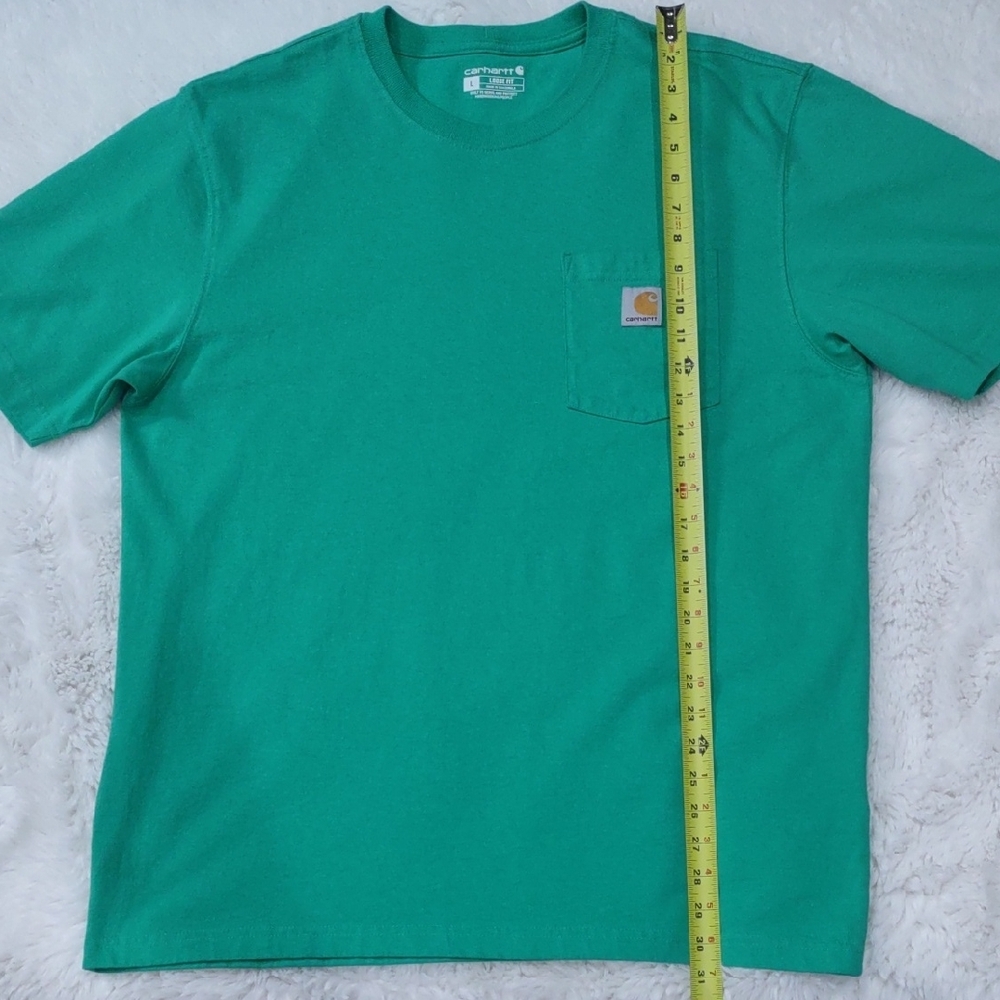 Carhartt Vibrant Green Tee with Pocket - Picture 9 of 15